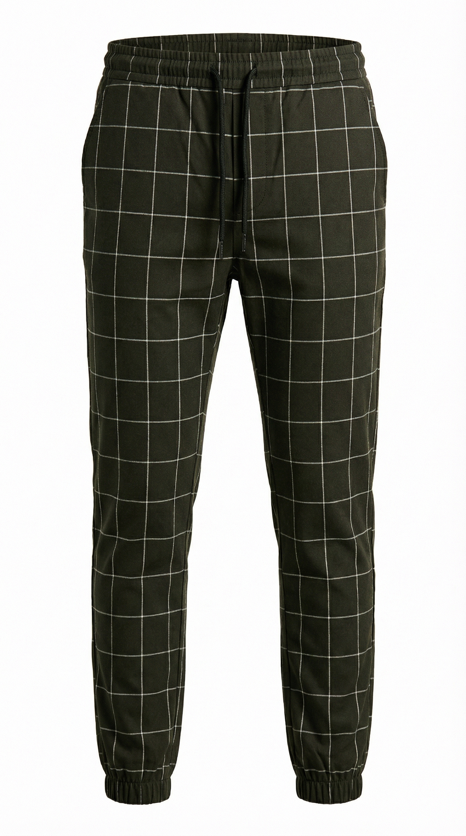 Enzo – Herren-Jogginghose mit Karomuster im Smart-Casual-Stil