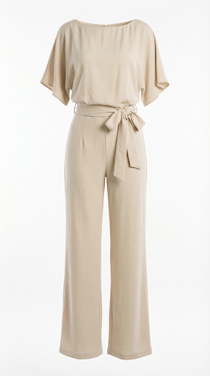Floriana – Eleganter Damen-Jumpsuit mit Taillenband