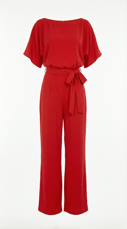 Floriana – Eleganter Damen-Jumpsuit mit Taillenband