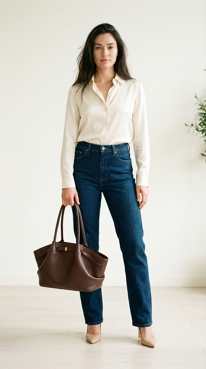 Alessandra – Elegante Shopper-Tasche in Lederoptik