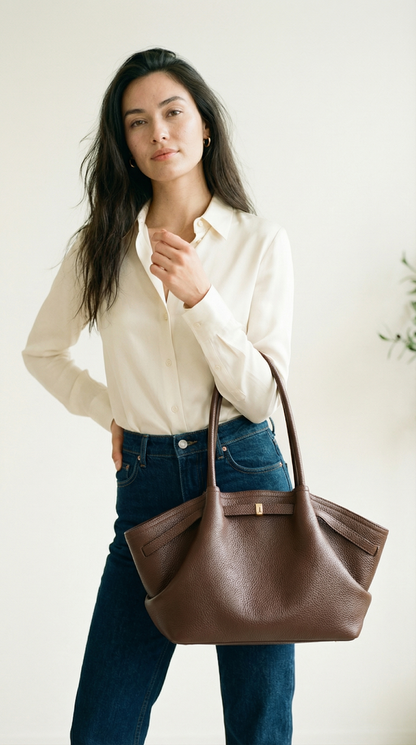Alessandra – Elegante Shopper-Tasche in Lederoptik
