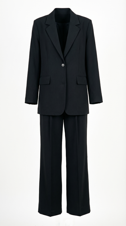 Hosenanzug Damen mit Oversized-Blazer und Wide-Leg-Hose – Alessandra