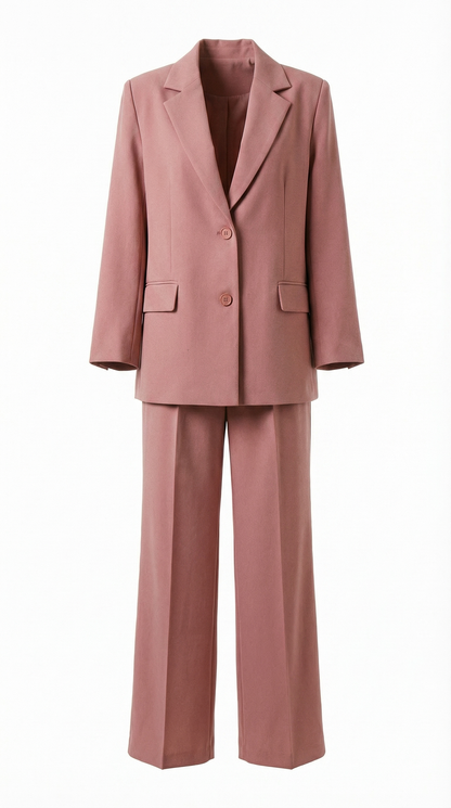 Hosenanzug Damen mit Oversized-Blazer und Wide-Leg-Hose – Alessandra