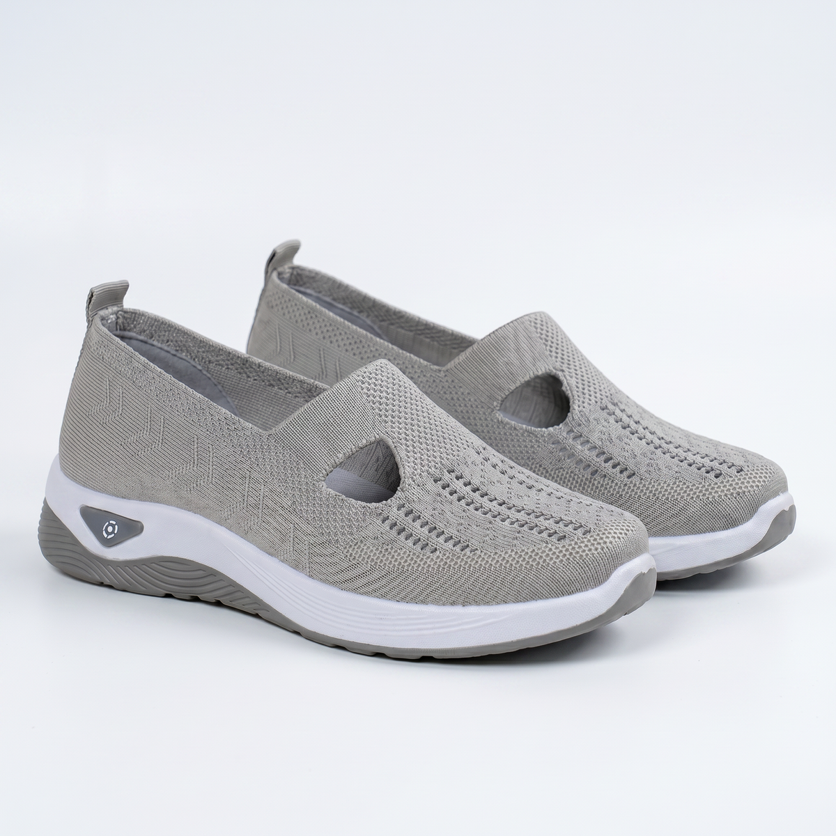 Non-Slip Shoes for Elderly Women Designed for Stability Soft - model side angle - job 10b07682-dcb5-4e3b-9517-60169ac4f798