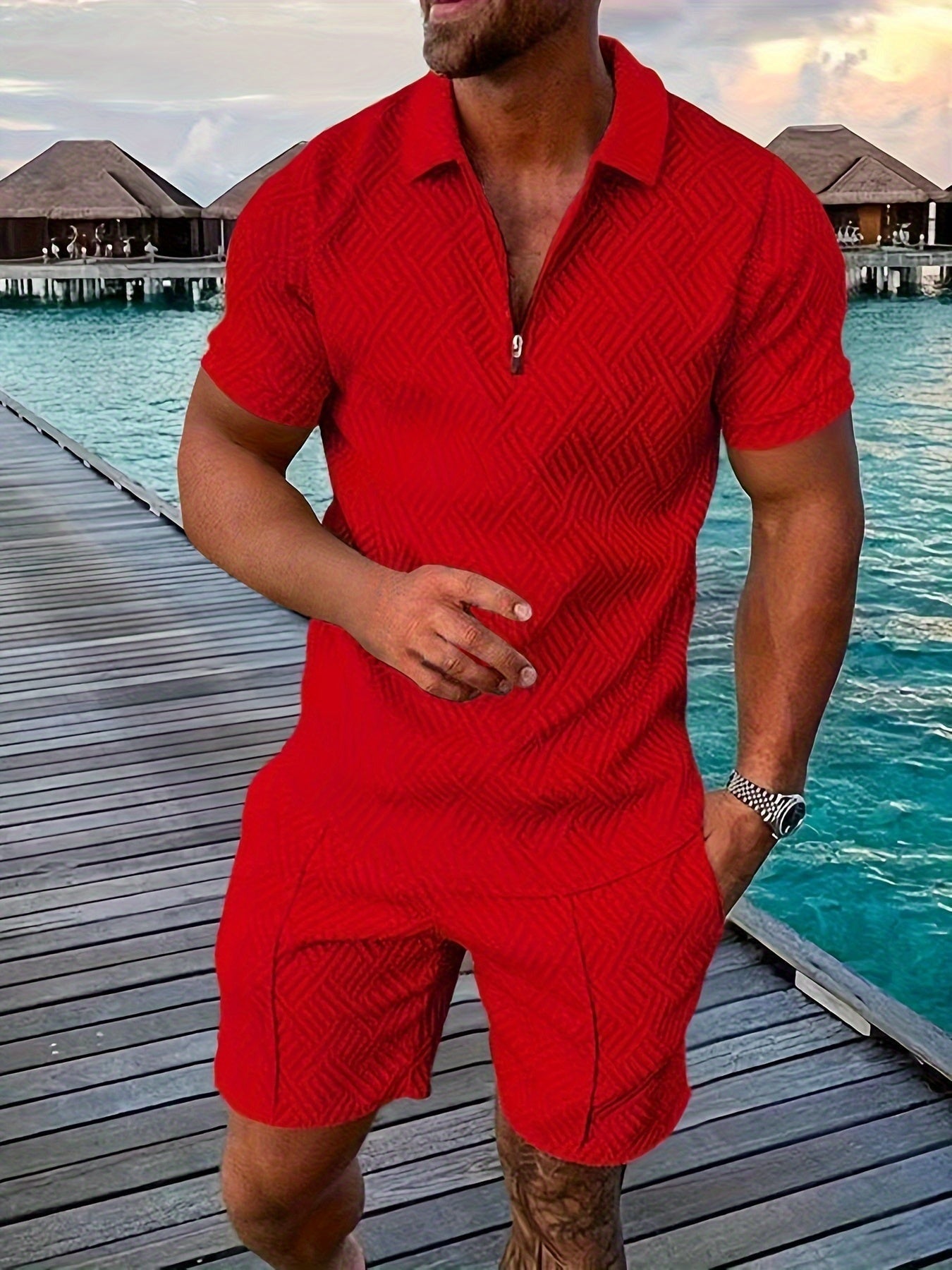 Elliot | Polo Shorts Two Piece Set