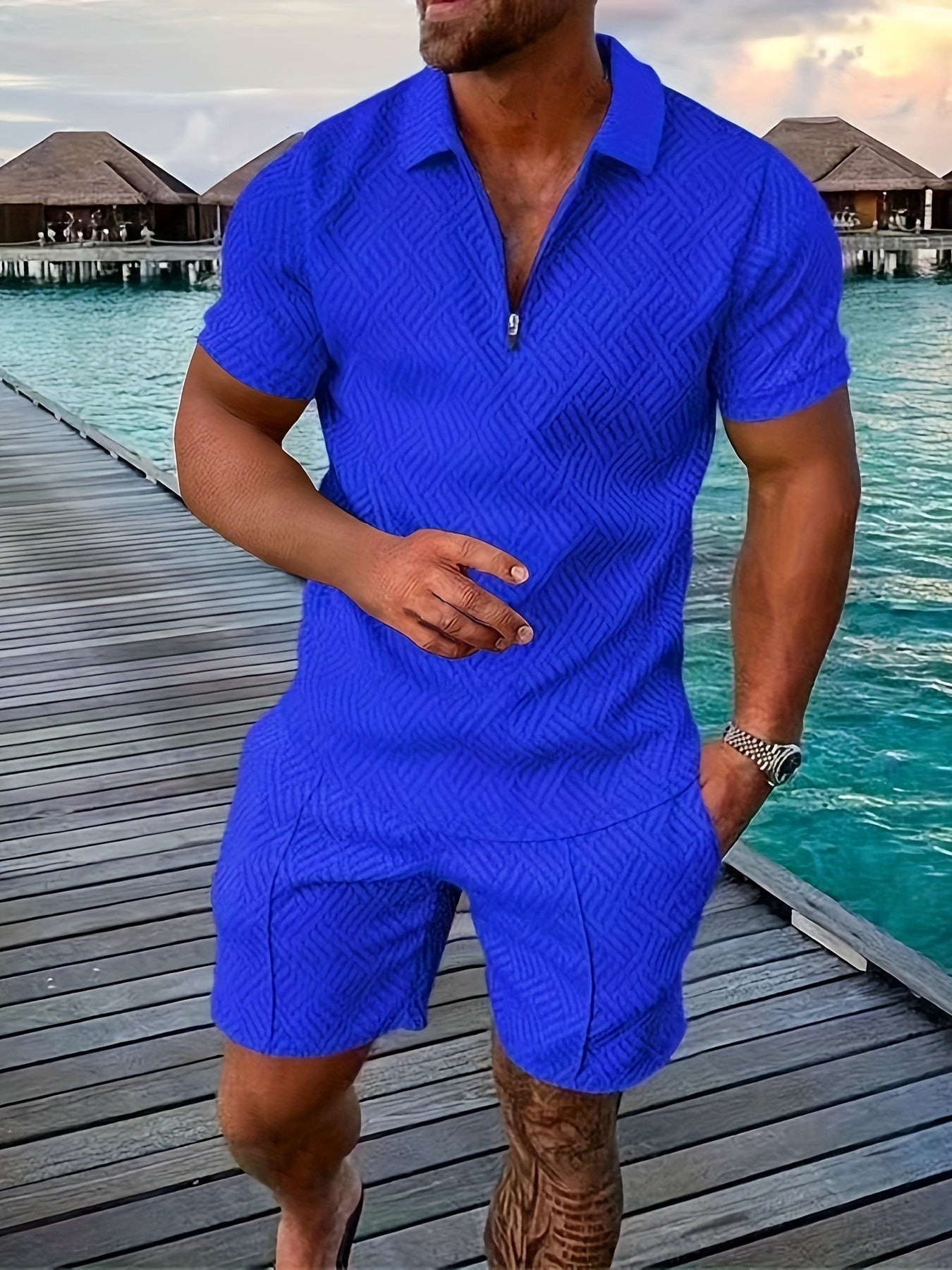 Elliot | Polo Shorts Two Piece Set