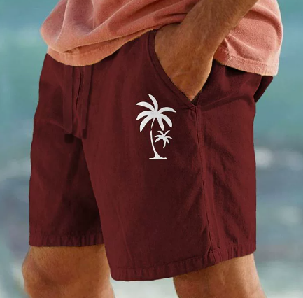 Tom Hollinger | Sommer-Shorts mit Palmenstickerei