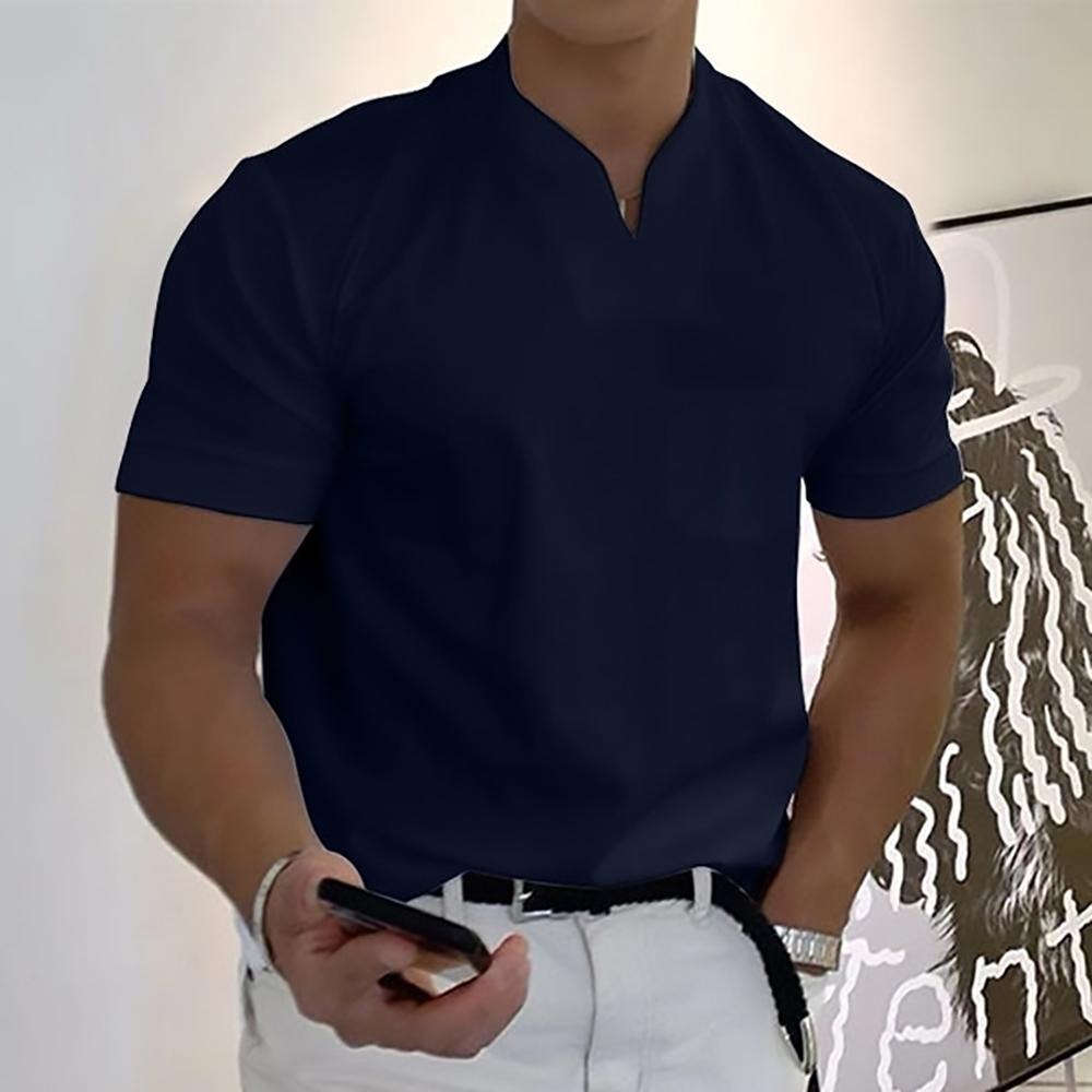 Theo | V Neck Short Sleeve Tee