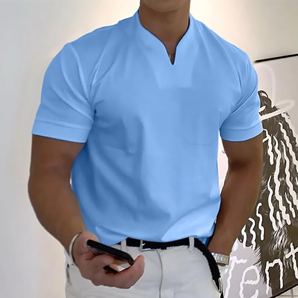 Theo | V Neck Short Sleeve Tee