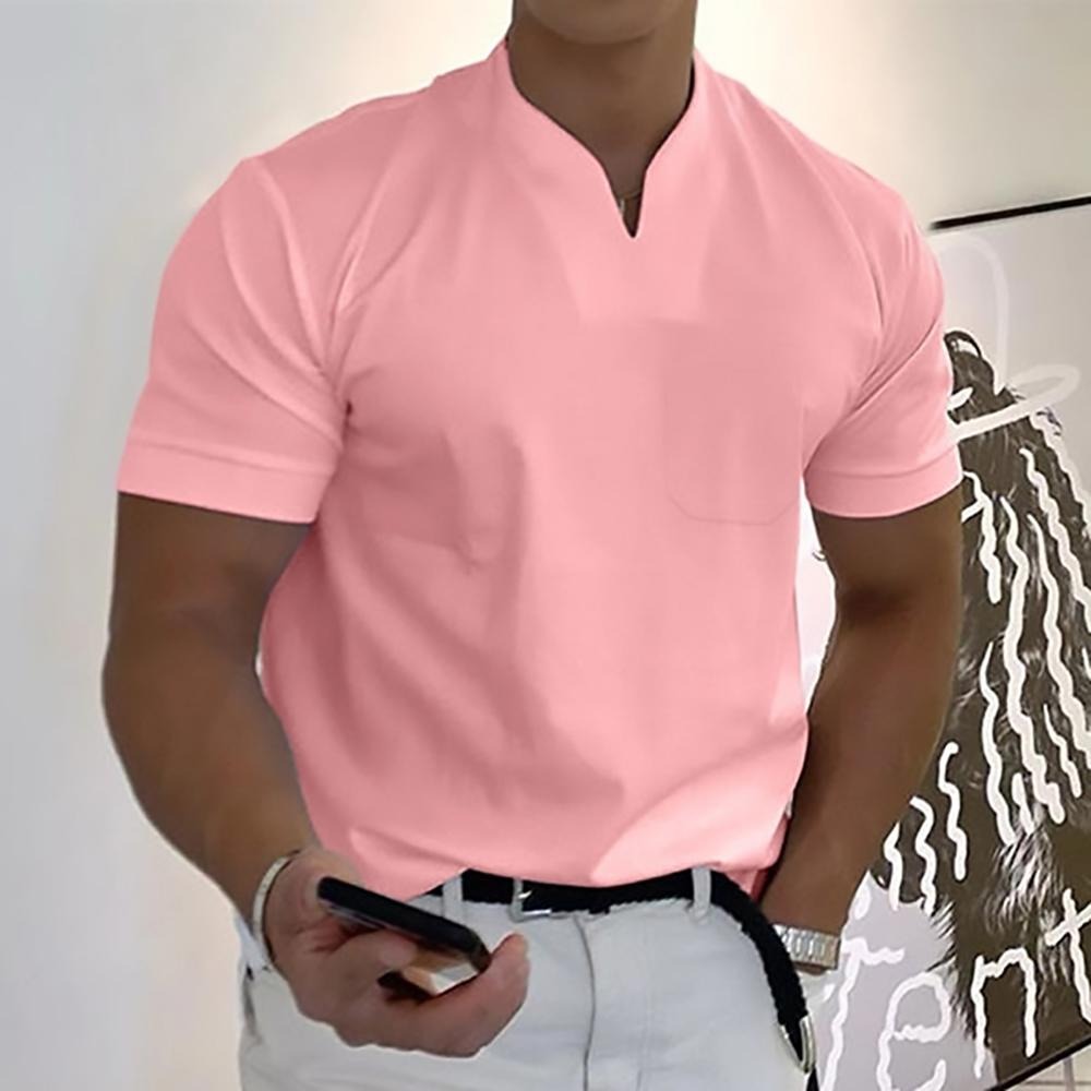 Theo | V Neck Short Sleeve Tee