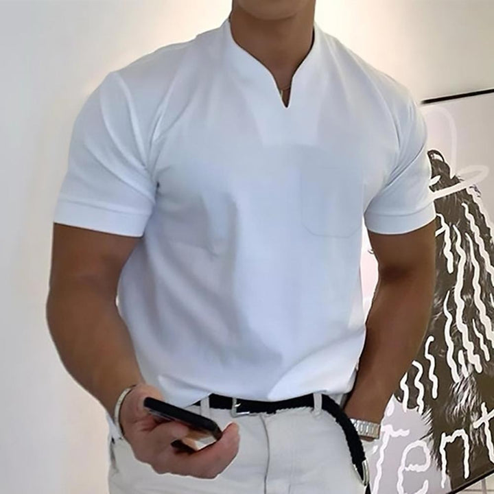 Theo | V Neck Short Sleeve Tee