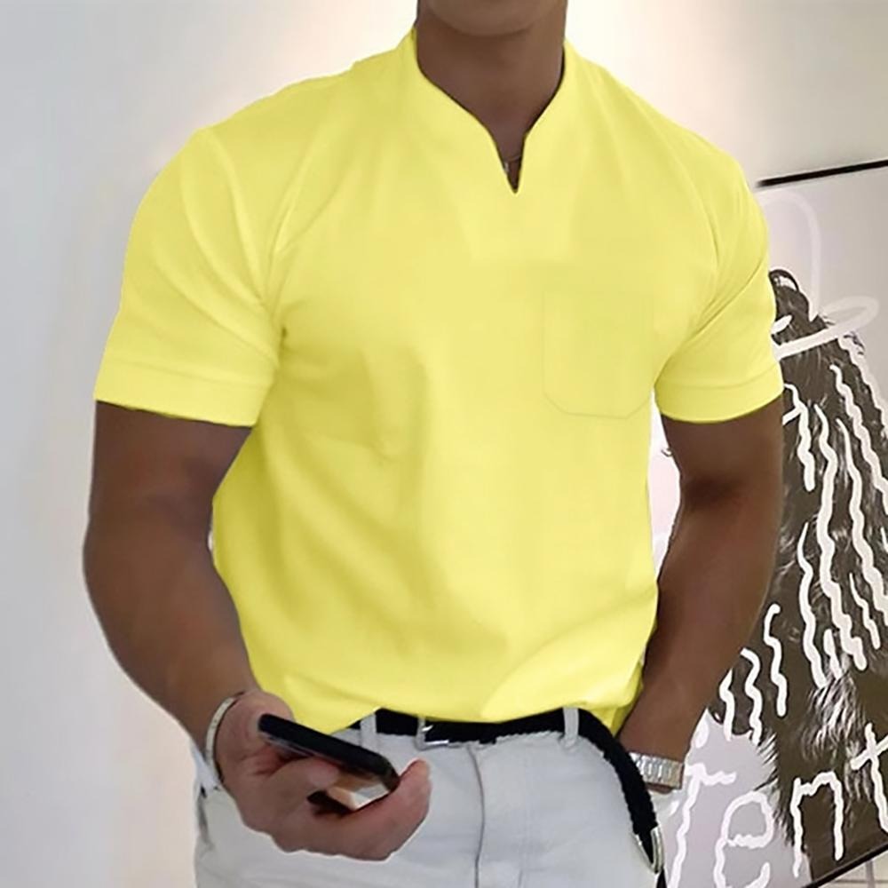 Theo | V Neck Short Sleeve Tee