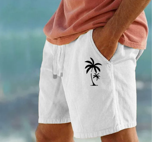 Tom Hollinger | Sommer-Shorts mit Palmenstickerei